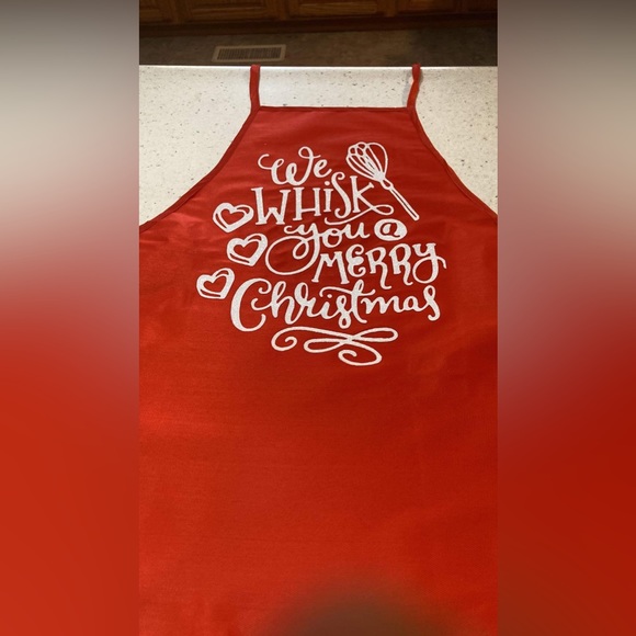 Kids Christmas apron or potholders - Picture 1 of 5